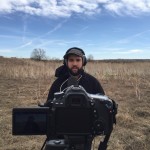 Matt Filming The Mic Scene in Valmont Park