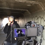 Matt Picking His Nose in The Graffiti Tunnel