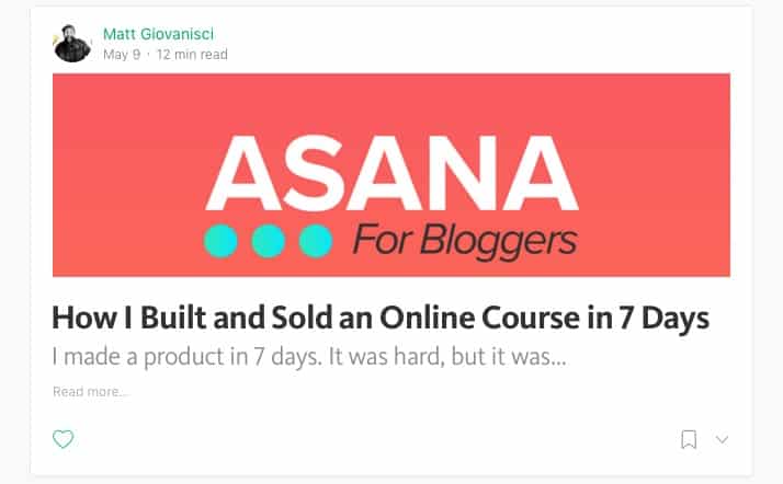 Asana For Bloggers Post on Medium