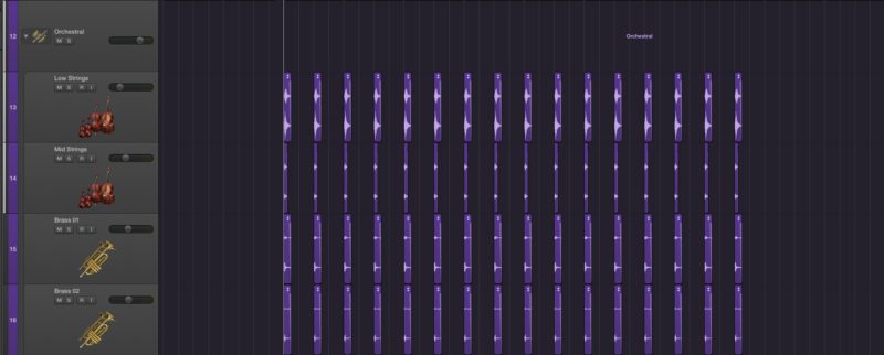 Orchestral Sample Stack in Logic Pro X