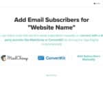 Redesigned Add Subscribers Wizard