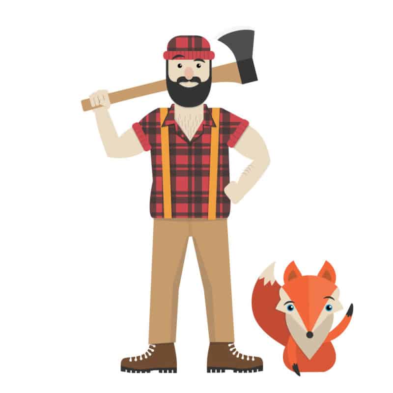 The Lumberjack with Scout