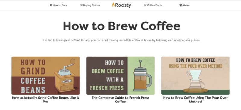 Roasty Brewing Guides