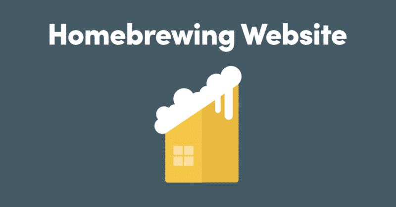 The Homebrewing Website Experiment
