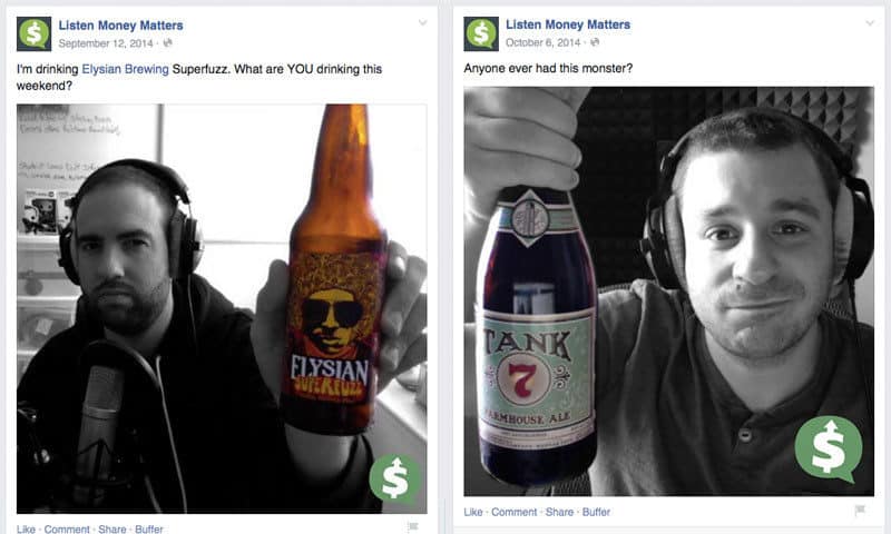 Listen Money Matters Podcast Facebook Beer Photos