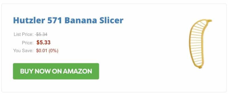 Banana Slicer Amazon Product Box