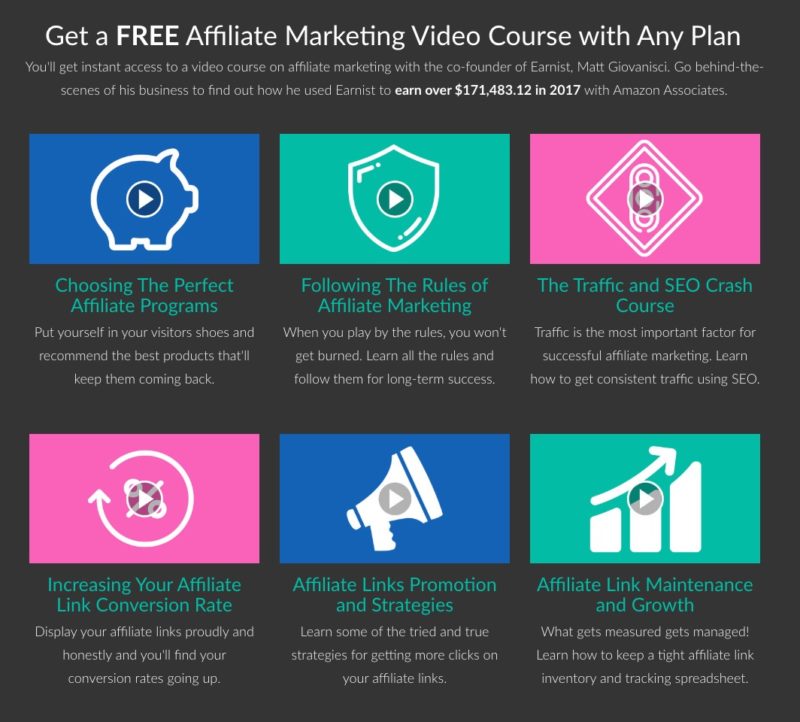 Earnist Affiliate Marketing Course Breakdown