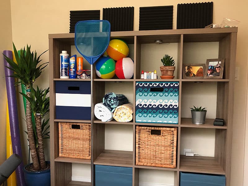 Finished Shelf with Natural Lighting