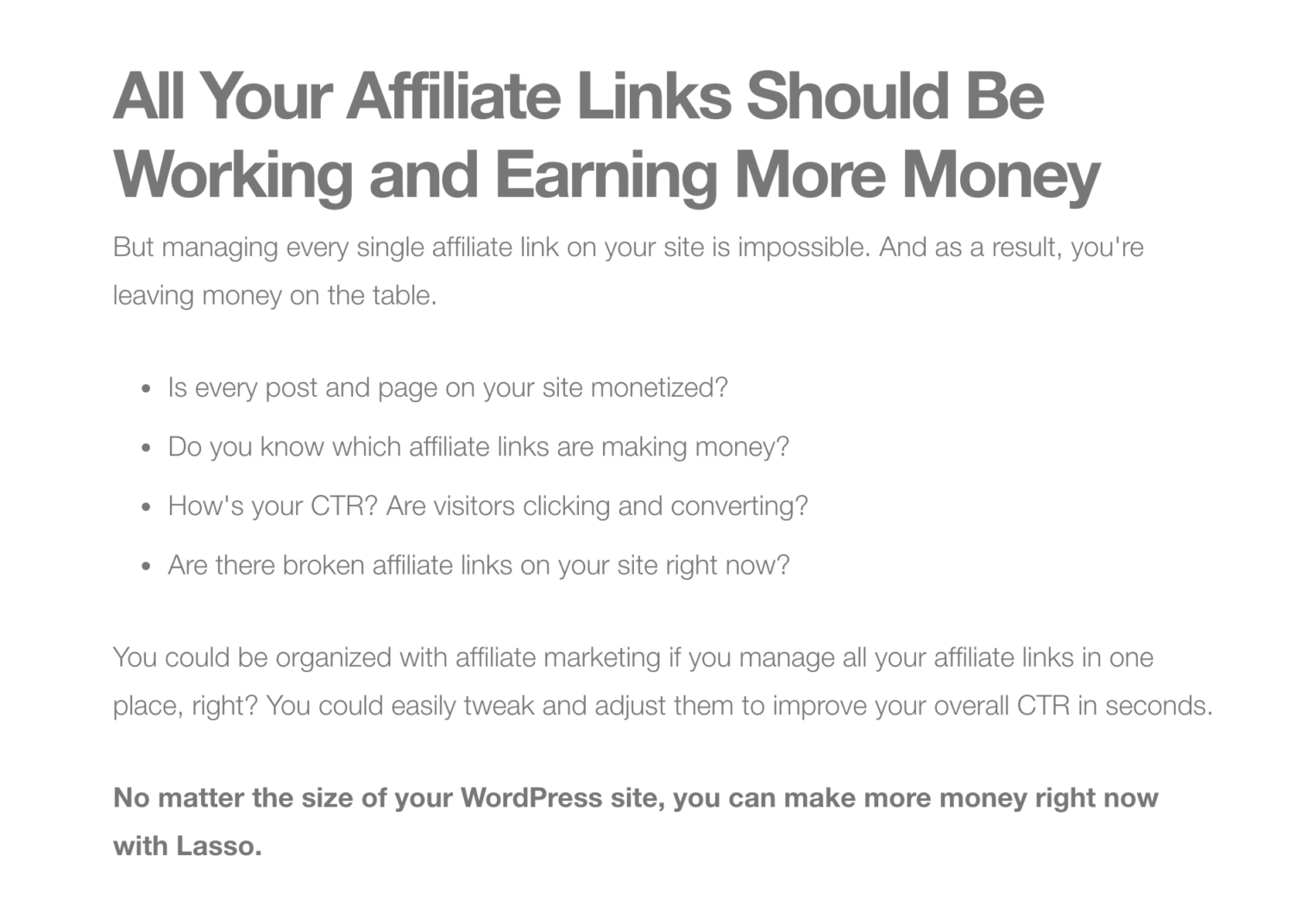 Affiliate Marketing Pain and Dream