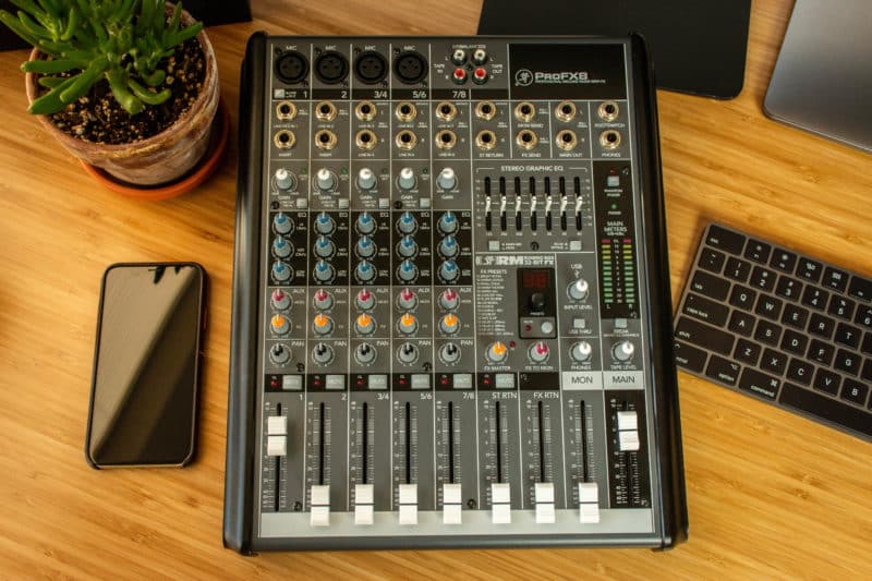 Mackie ProFX8 Mixing Board for Podcasting