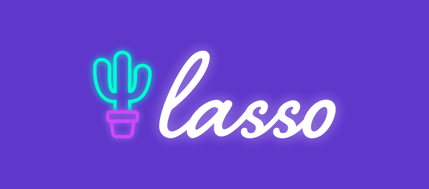 Lasso Logo Purple BG Glow