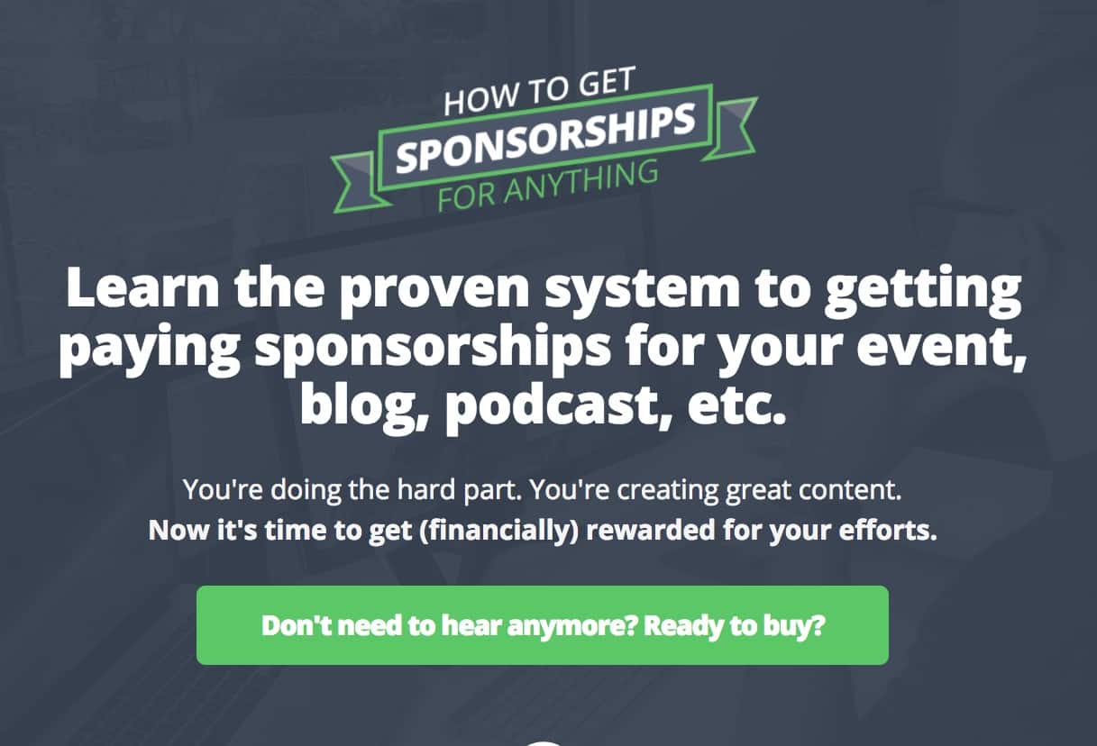 Get Sponsorships