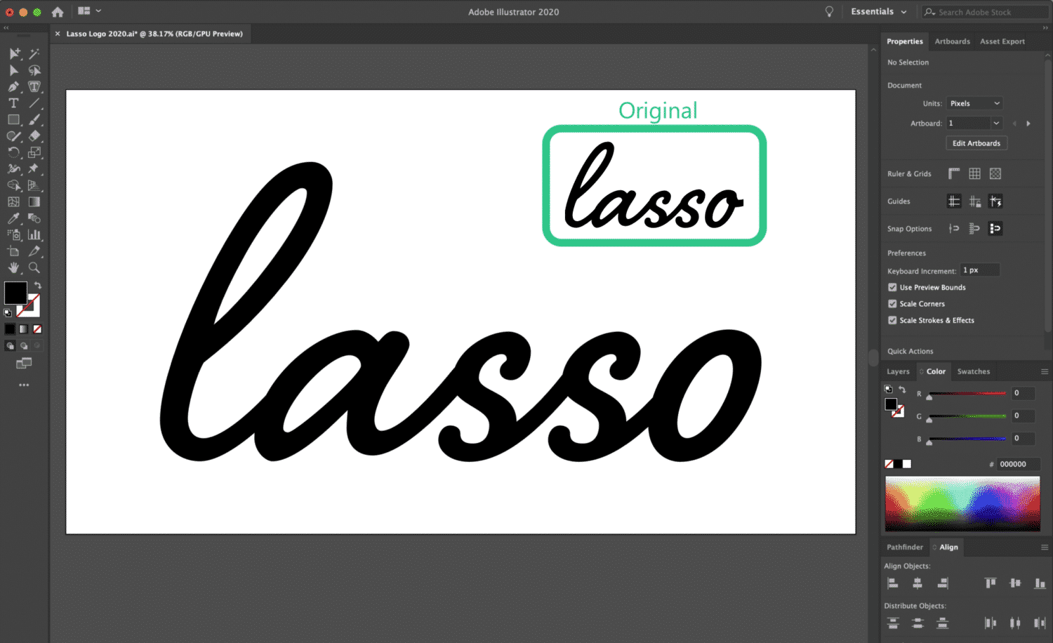 New Lasso Cursive Font