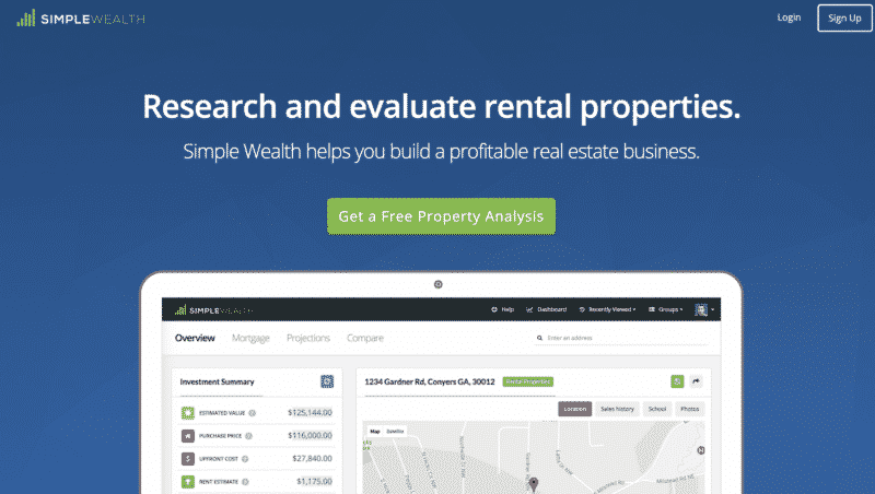 Simple Wealth Landing Page